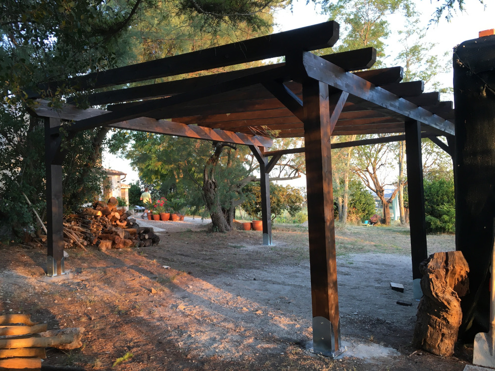 pergolato di legno